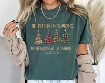 Christian Christmas Shirt, Religious T-Shirt for Holidays, Religious Christmas Gift, Christian Apparel, Gift For Christian, Church Shirt