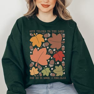 Fall Christian Sweatshirt, Autumn Religious Sweater, Fall Jesus Sweatshirt, Religious Thanksgiving Sweatshirt, Fall Christian Gift