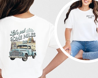 Kane Brown inspired,Lets put some miles on it shirt,Kane Brown fan gift,Marshmello fan gift,Vintage Country music,Kane Brown Marshmello