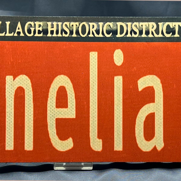 Cornelia St. NYC Street Sign-Original image on 100% Maple Wood-Replica of NYC West Village Street Sign-18"x6" w/Hanging Hook-free shipping