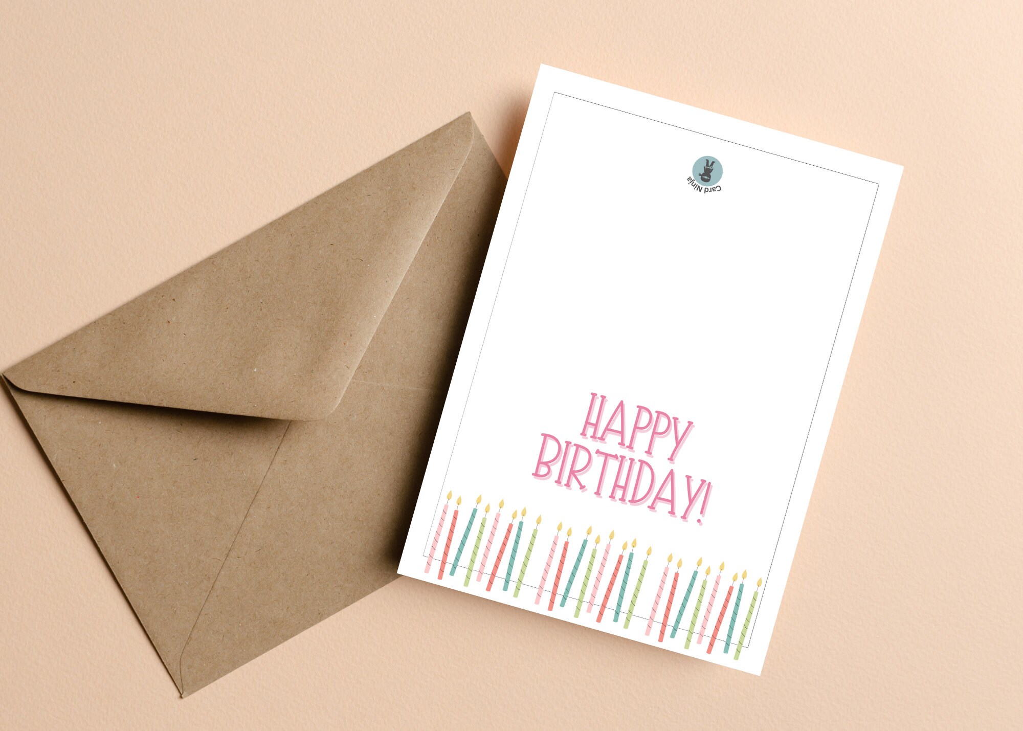 Simply Printable Birthday Card Etsy