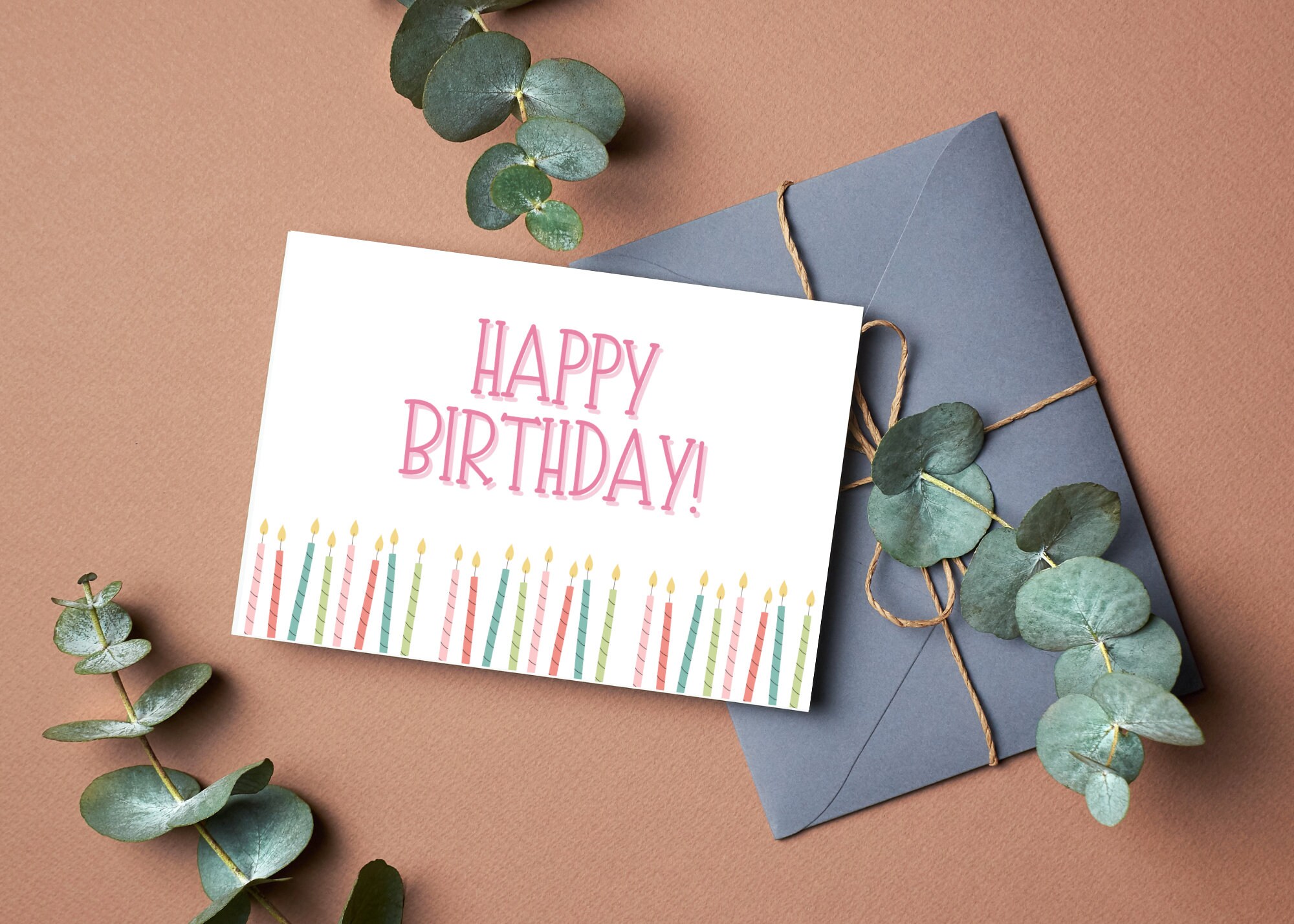 Simply Printable Birthday Card Etsy