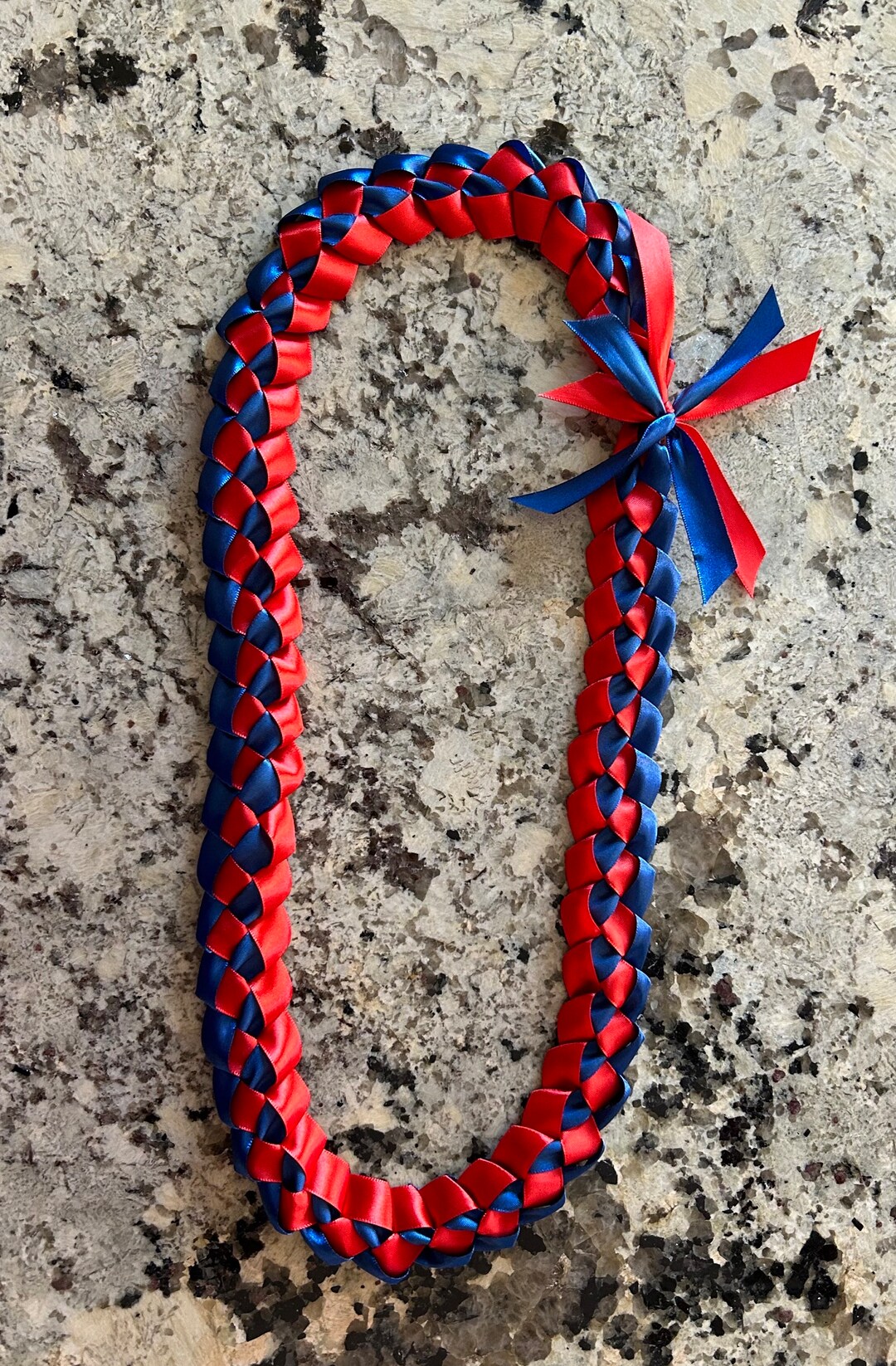 Shell Lei With Ribbon Custom Ribbon Lei With Double Faced Ribbon - Etsy