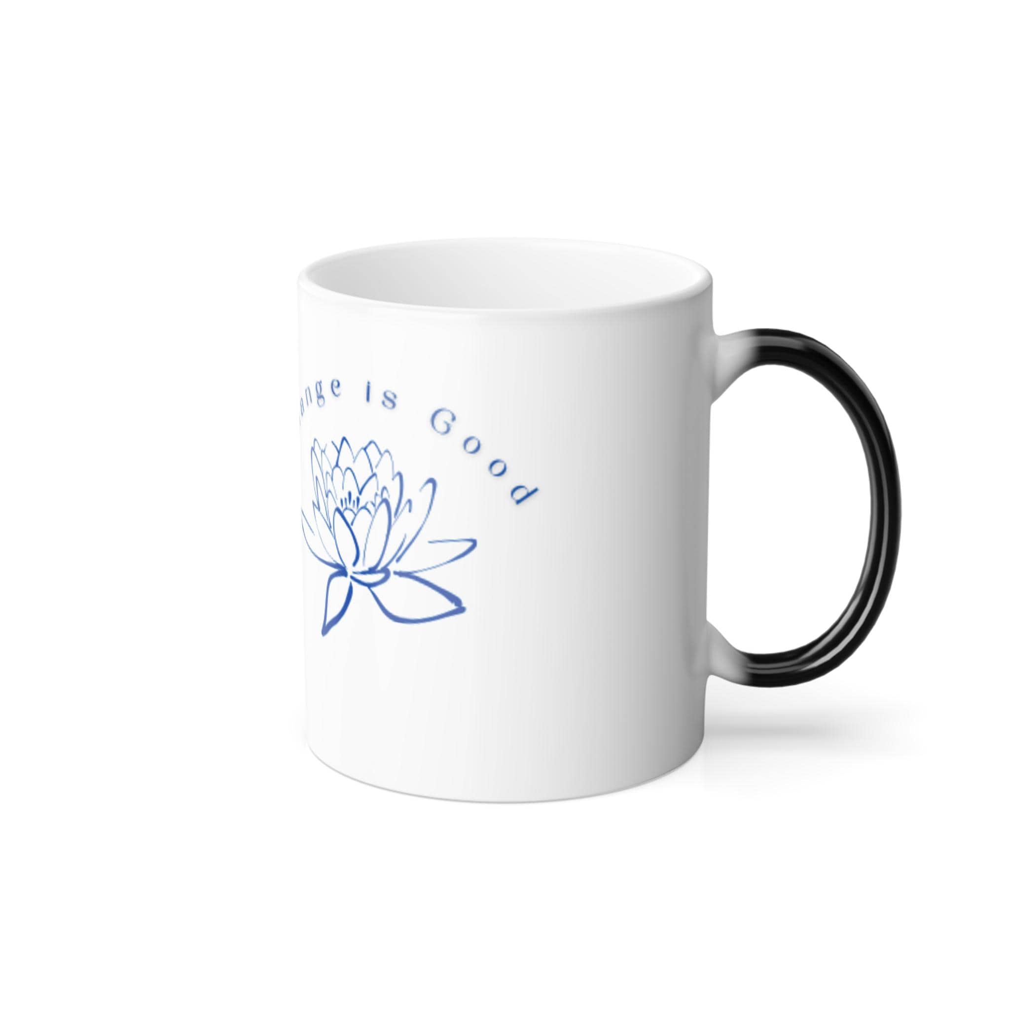 Color Changing Coffee Mug  Change is Good, Heat Sensitive Magic Cup - Etsy