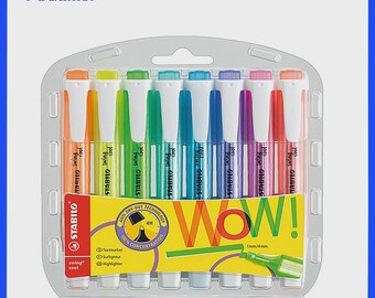 Stabilo Swing Cool Highlighter - Wallet of 8 Assorted Colours