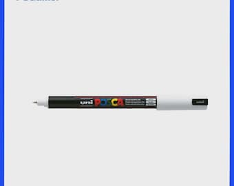 POSCA PC 1MR Paint Marker White UltraFine Point