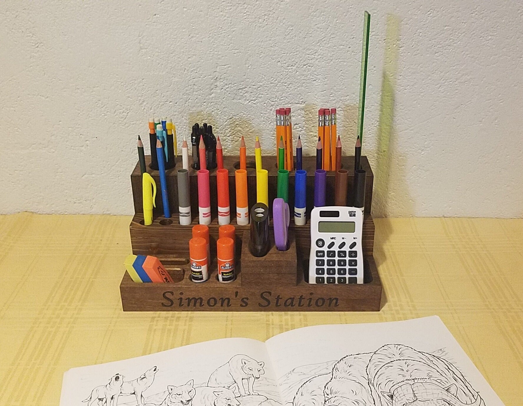 Student Pencil Holder, Homework Organizer, Home School Supply