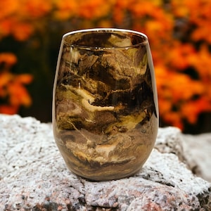 RARE l Bronze l Stemless Wine Set