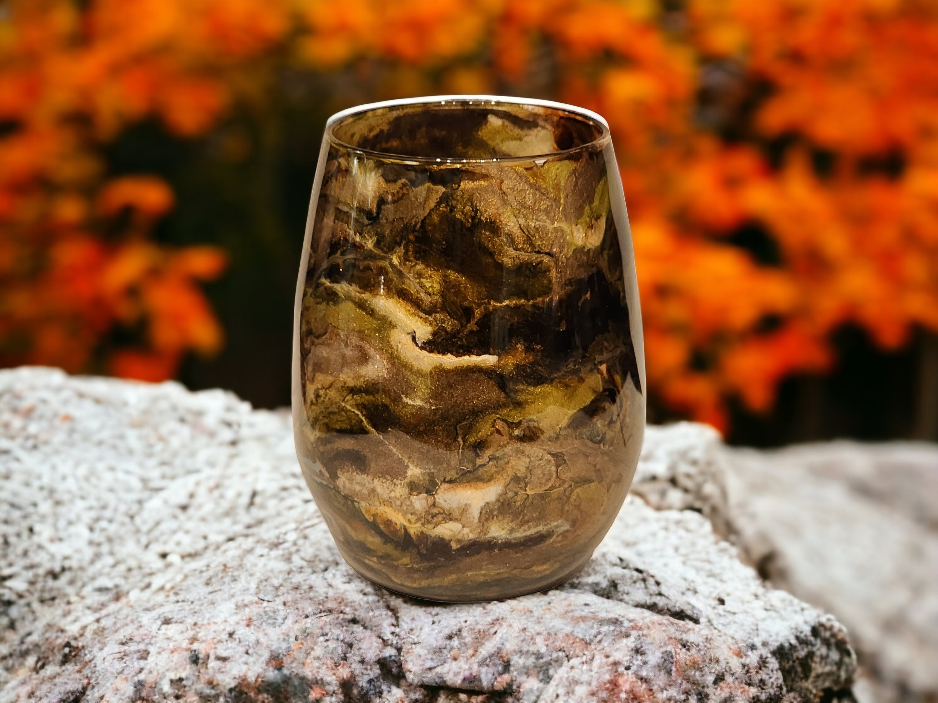 Brown Wine Glasses - Etsy