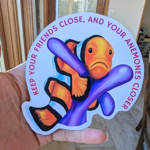 Clown Fish Anemone Magnet