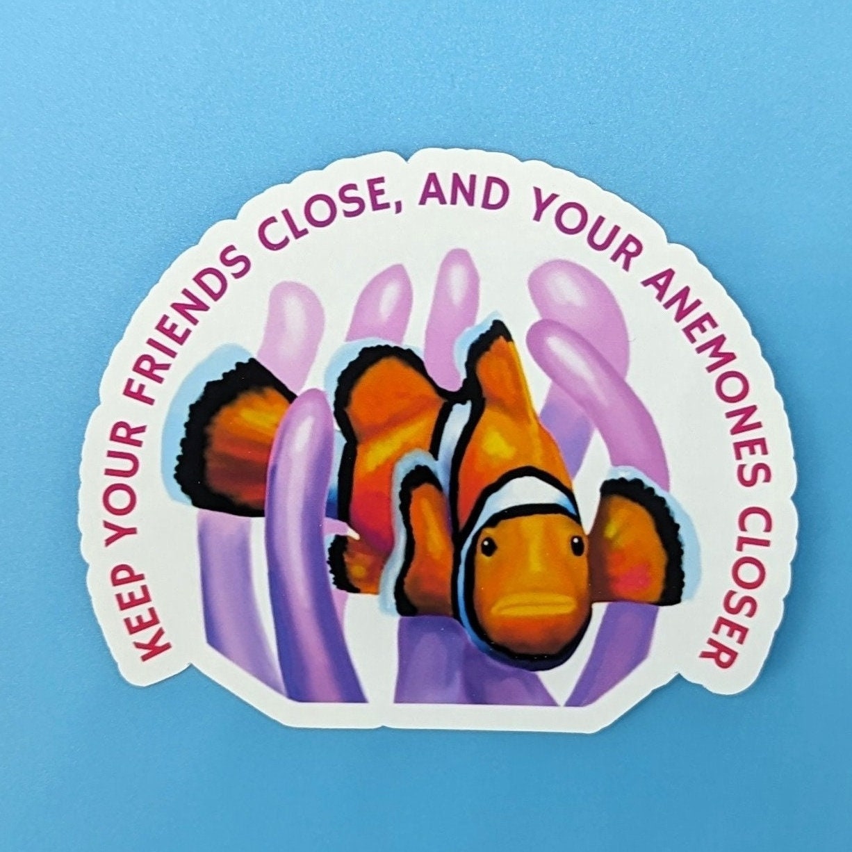 Clown Fish Sticker - Etsy