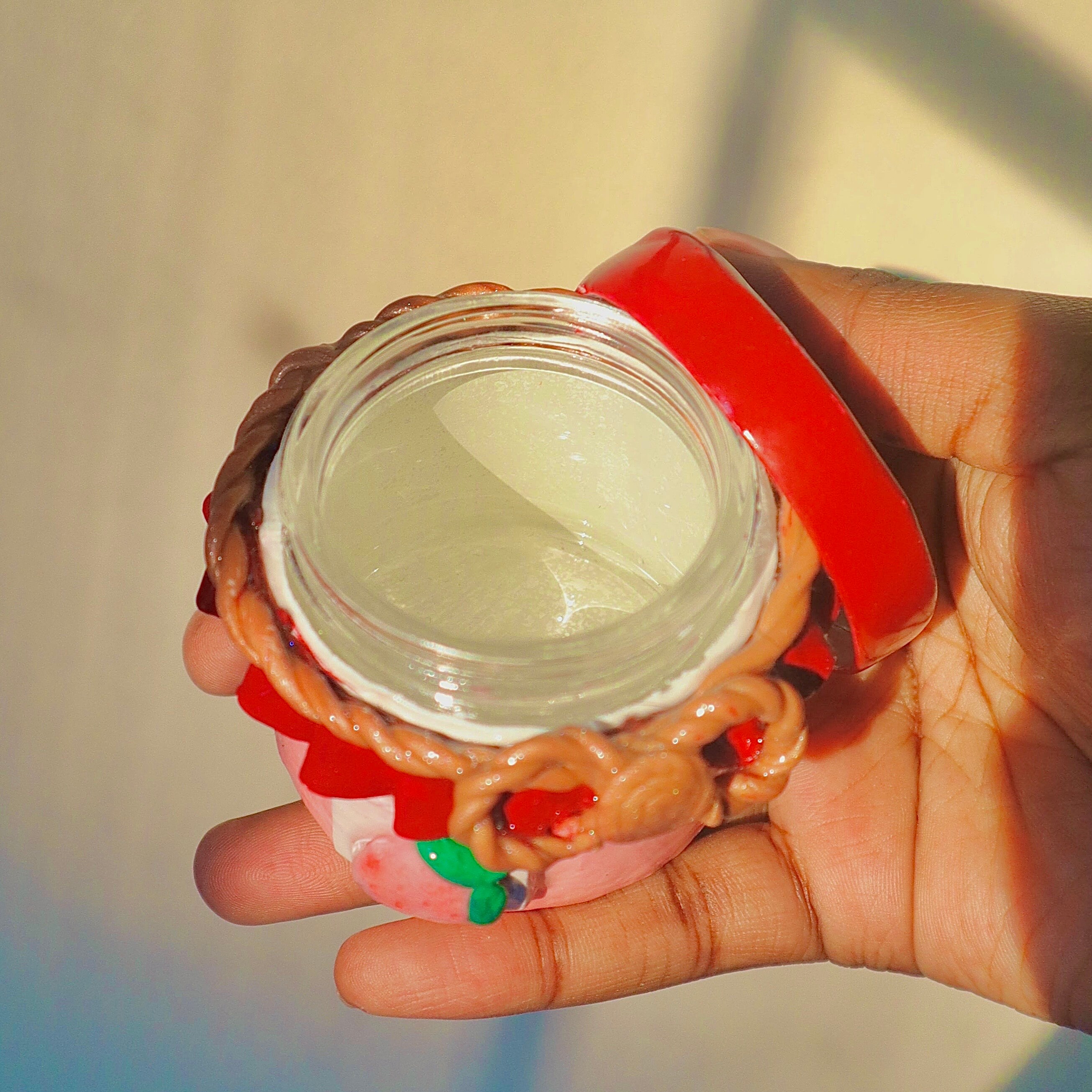 Strawberry Jam Polymer Clay Stash Jar Aesthetic Room Decor Etsy