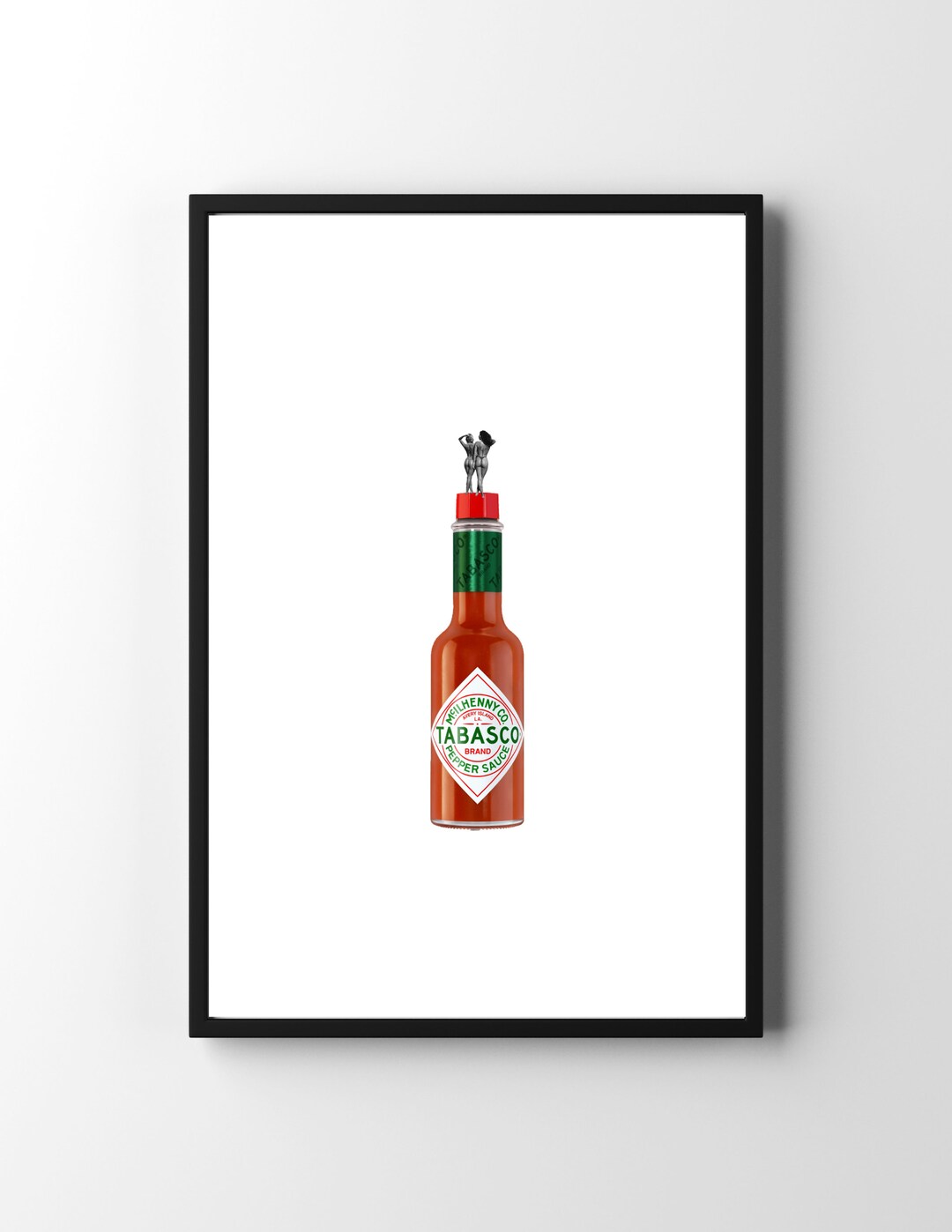 Hot Sauce Art Wall Art Print Food Art Kitchen Art Etsy