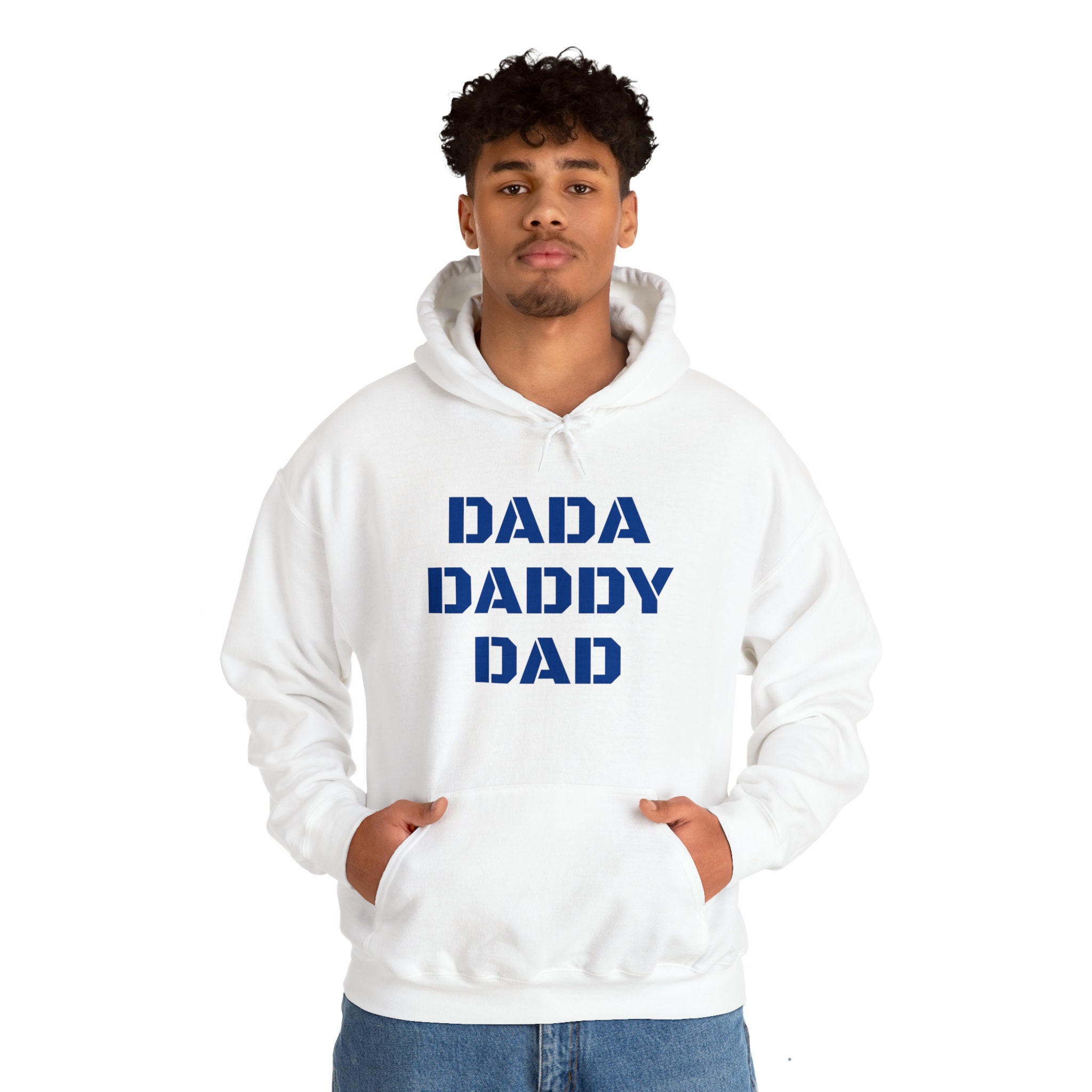 Dada Daddy Dad Father's Day Gift Hooded Sweatshirt Jumper - Etsy