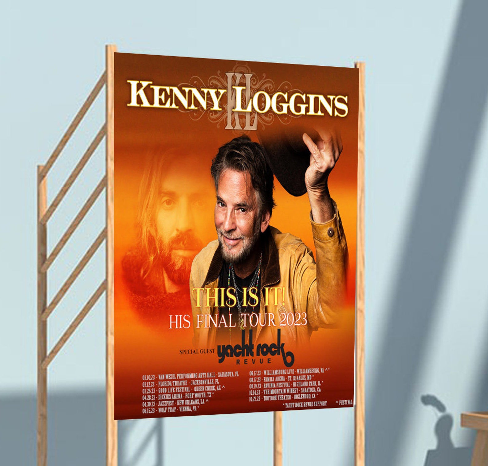 Kenny Loggins Tour 2023 Poster Etsy
