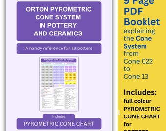 Pottery Firing Guide: Orton Cone System with Temperature Chart (A4 PDF)