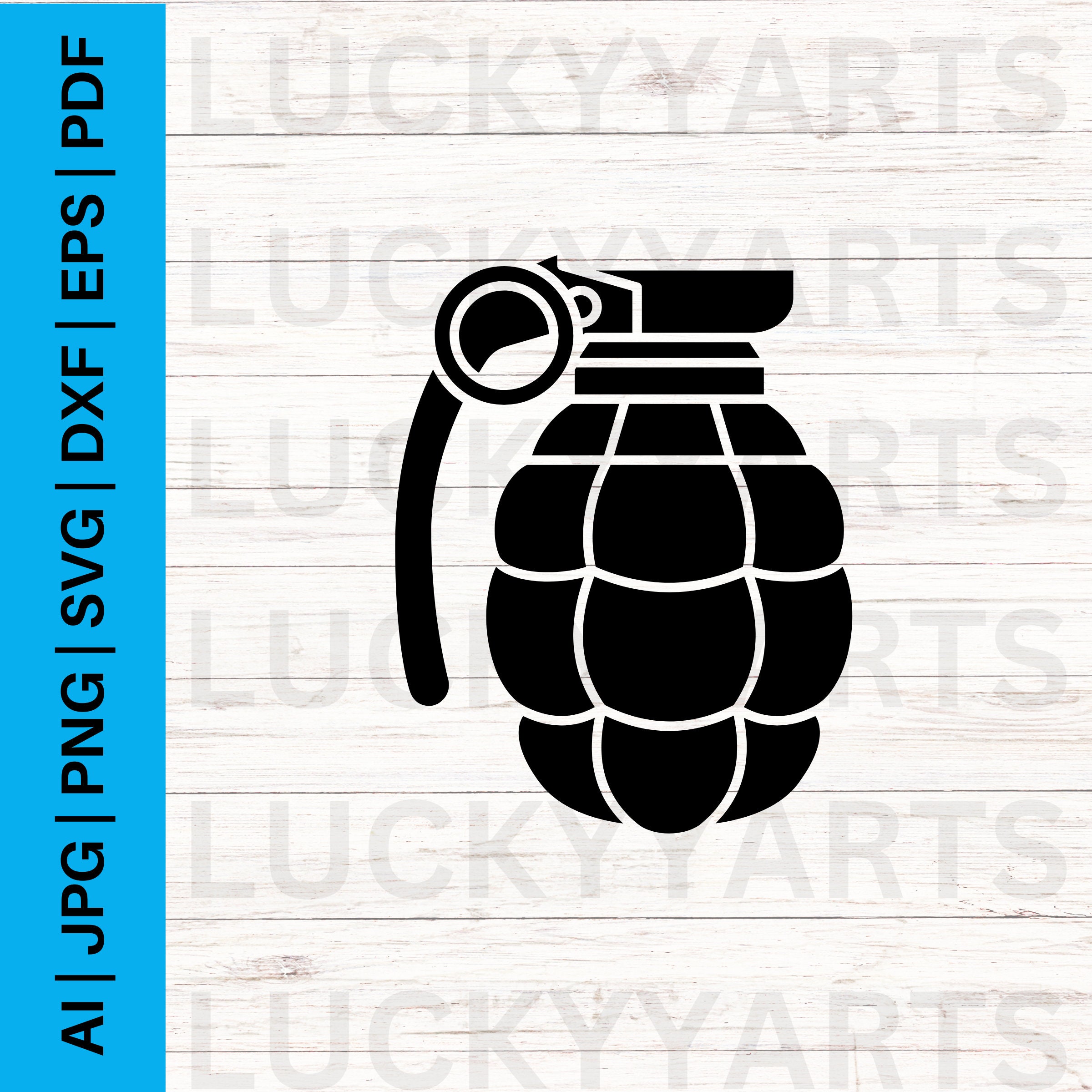 Grenade Svg, Grenade Cricut, War Svg, Bomb Svg, Vector Cut File for ...