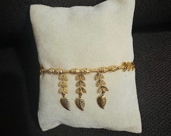 Gold plated bracelet, bracelet for women, gold bracelet