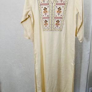 Indian embroidered regular kurti for girls and women size(Small)