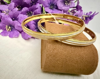 Indian gold plated bangles size(2.6)