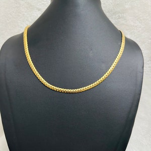 Vergoldete Kette,Gold Halskette