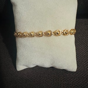 Gold plated bracelet, bracelet for women, gold bracelet