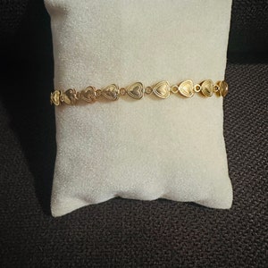 Gold plated bracelet, bracelet for women, gold bracelet