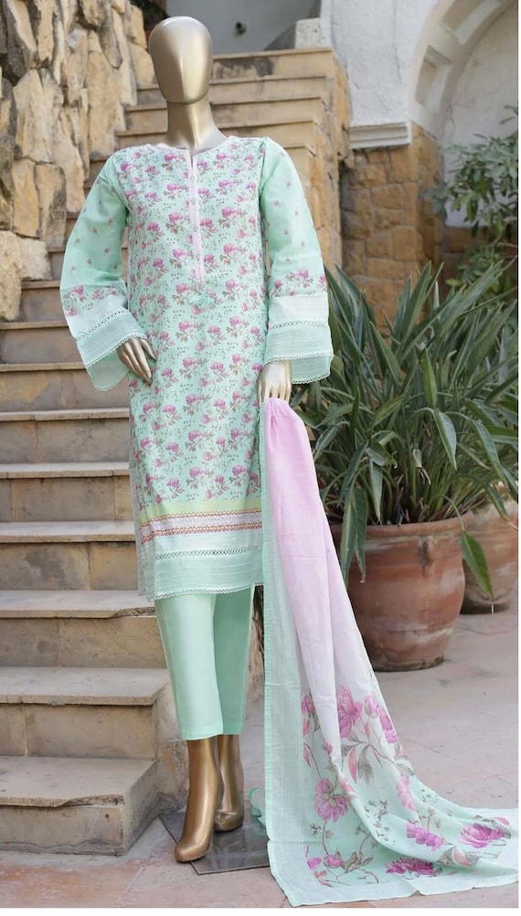 Bin saeed lawn top suits with price