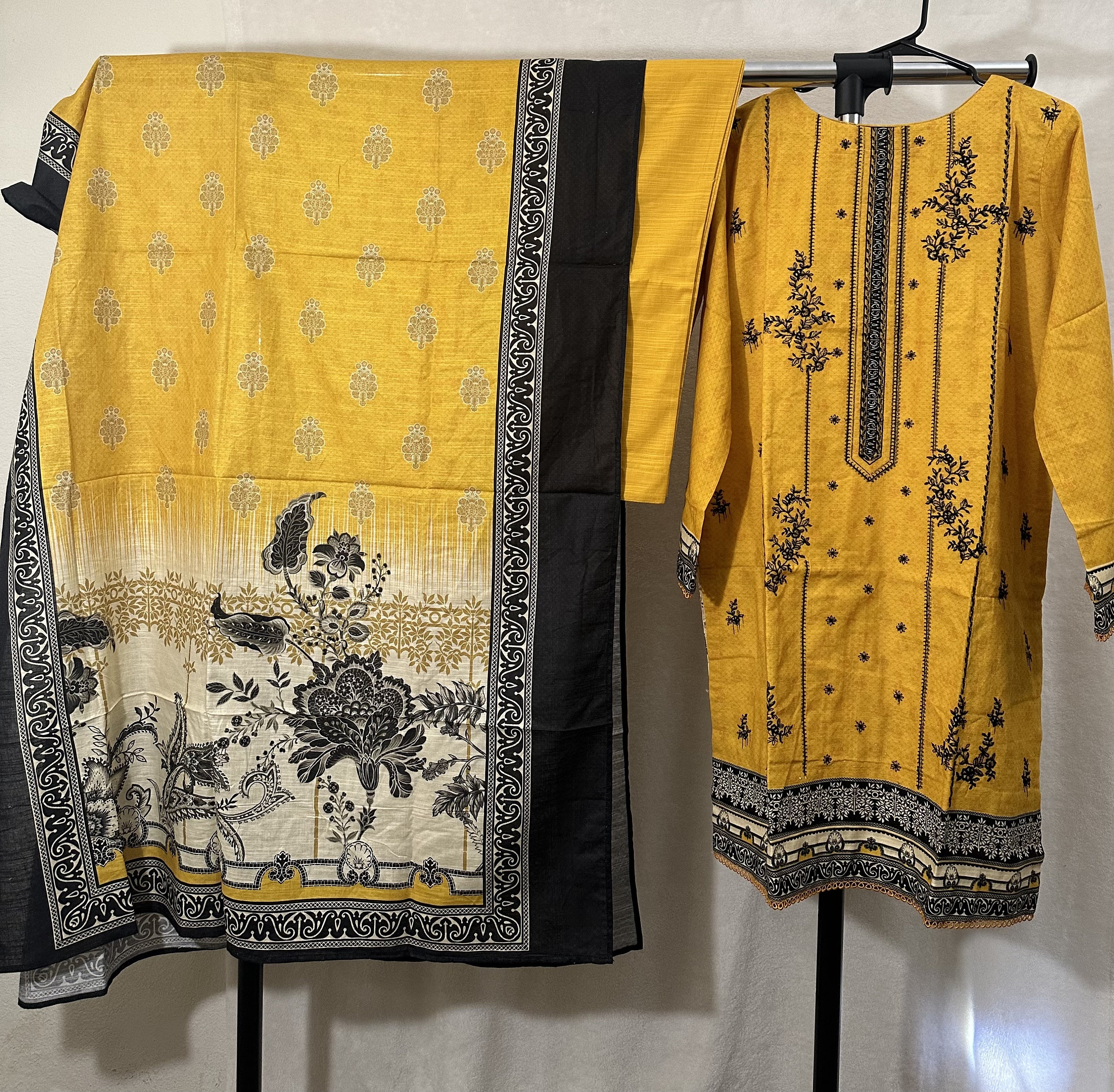 bin saeed black dress Jade Bin Saeed Black And White COTTON DRESS MATERIAL