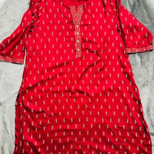 Indian kurti/printed kurti for women/ready to wear kurti for girls size(XXL)