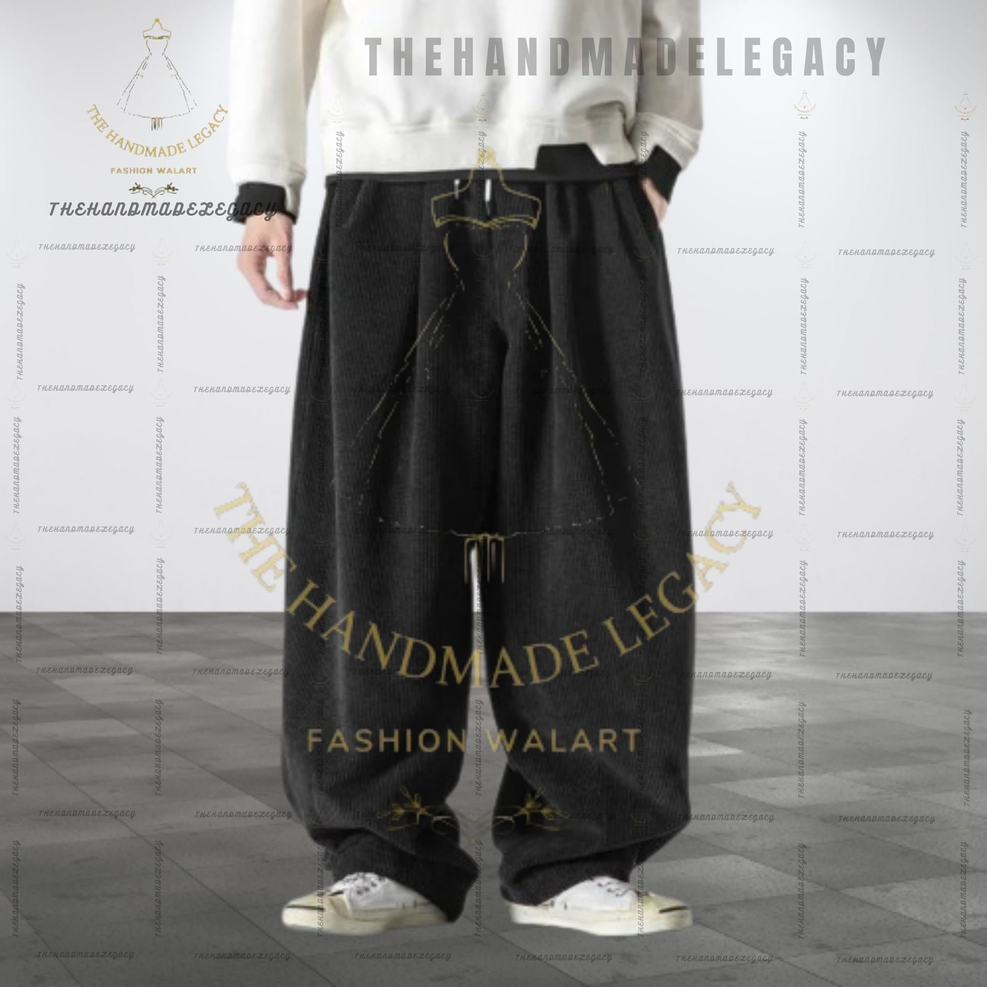 Y2K Elegant Women Summer Baggy Pants Jogger Vintage Full Length Casual Long Trousers Streetwear