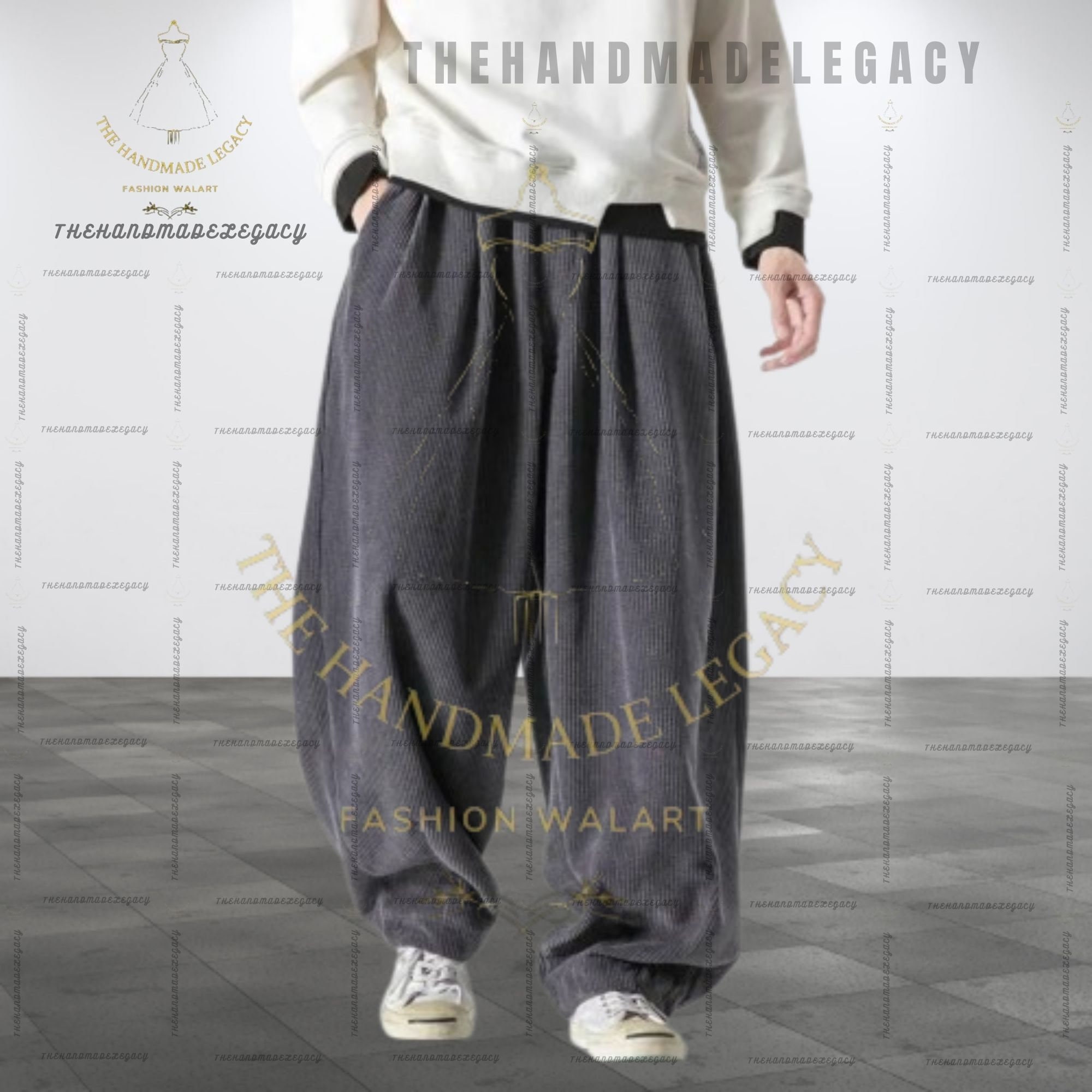 Y2K Elegant Women Summer Baggy Pants Jogger Vintage Full Length Casual Long Trousers Streetwear