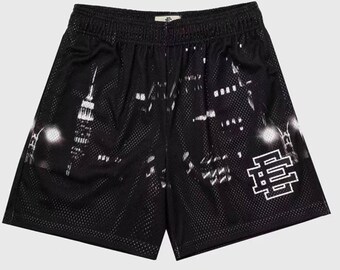 Branded Premium Basic Mesh Shorts / Mesh 2 Pockets / Eric Emanuel New York City Skyline Basketball shorts