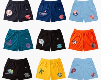 Branded Premium Basic Mesh Shorts / Mesh 2 Pockets / Eric Emanuel Baseball shorts