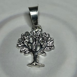 Mexican Sterling Silver Tree Pendant, Handmade 925 Silver Jewelry, Artisan Crafted in Mexico, Birthday Gift