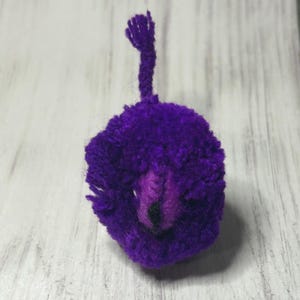 Lion Felt Plush Keychain, Handmade Artisan Keychain, Cute Animal Keychain, Purse or Backpack Accessory, Unique Gift