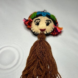 Handmade Frida Keychain: Rococo Embroidered Purse Accessory