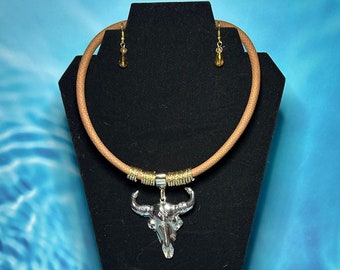 Bull Necklace, Mexican Artisan Jewelry, Gift for Her