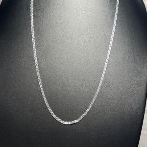Silver Chain Necklace, 925 Sterling Silver, Jewelry From Mexico, Handmade Chain, Unisex Jewelry, Birthday Gift, Artisan Jewelry