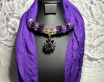 Pashminas With Pendants, Mexican Pashminas, Artisan Pashminas, A Gift For Her, Crystal Beads Pashminas, Birthday Gifts