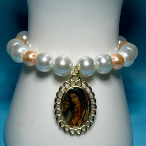 Religious Bracelets, Handmade, Artisan Jewelry, Our Lady Of Guadalupe Bracelets, Good Shepherd Bracelets, Sacred Heart Bracelet