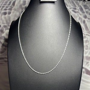 Silver Chain Necklace, 925 Sterling Silver, Jewelry From Mexico, Handmade Chain, Jewelry For Anyone, Birthday Gift, Artisan Jewelry