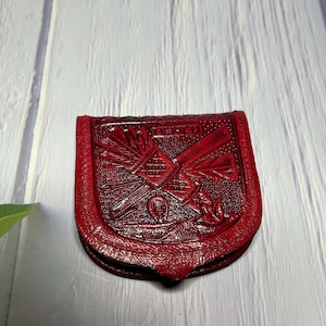 Mexikanische Leder Geldbörse, kleine Geldbörse, ein Geschenk für sie, handwerkliche Geldbörse, gravierte Geldbörse