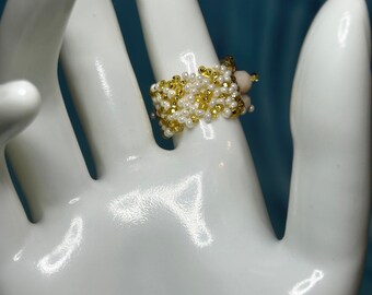 Anillos de Chaquira, Joyería Huichol, Joyería Mexicana, Joyería Artesanal,  Hecho a Mano, Regalos de Cumpleaños, Anillos Estirables