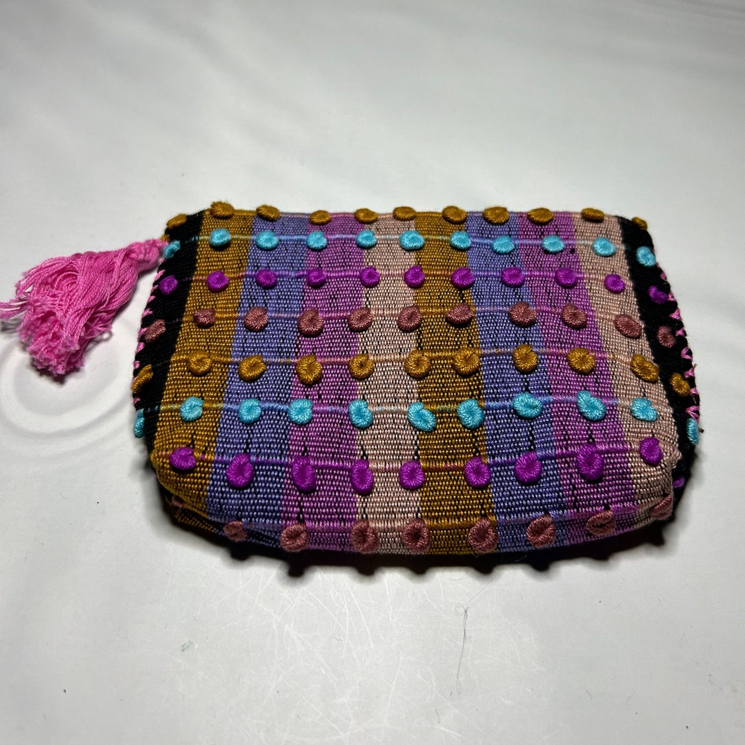 Monedero mexicano artesanal, regalo único para monedero