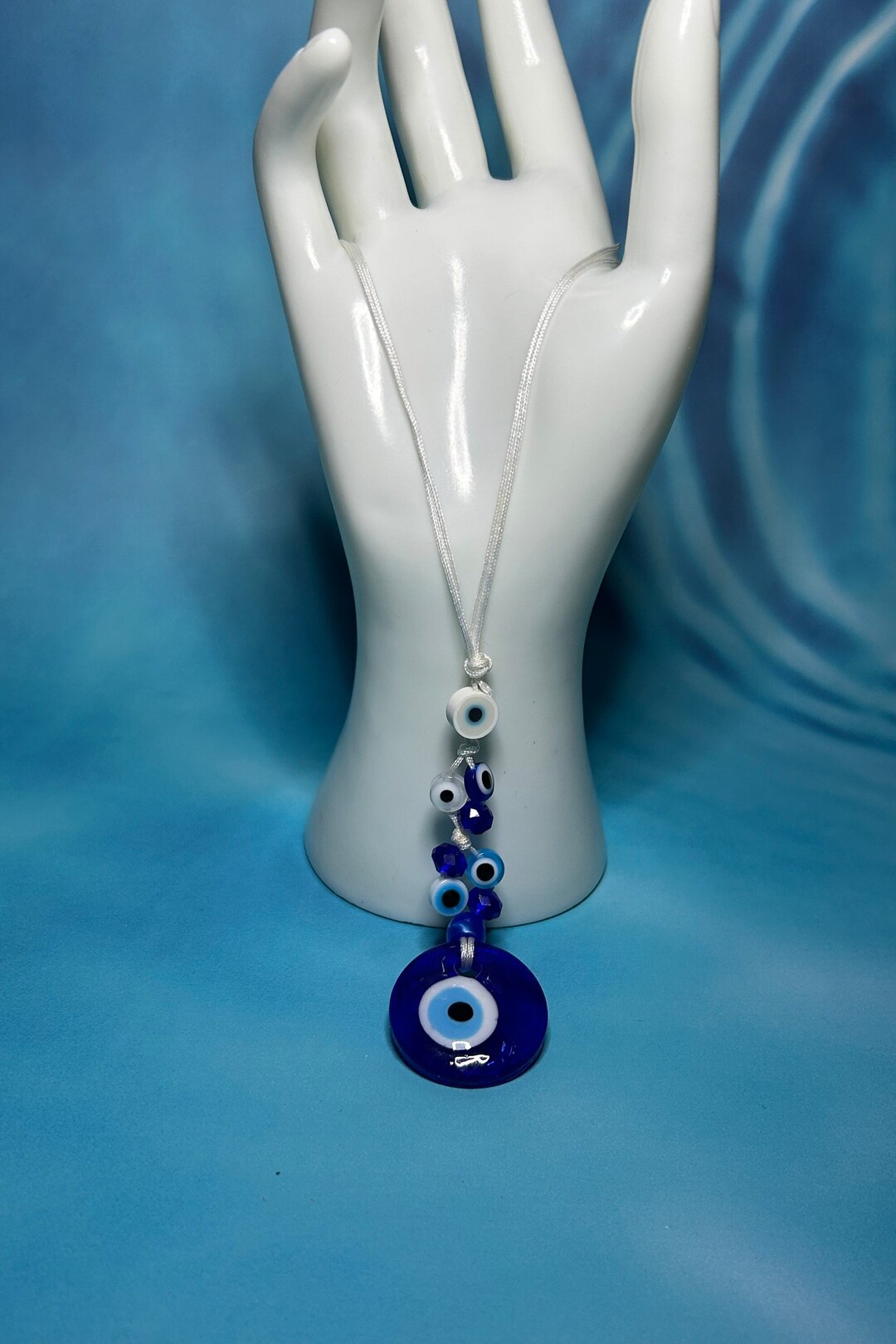 Azul Cobre Labradorta Hecho A Mano Colgante Wcca Pagano Talsmán Regalo Elegante Bruja Tercer