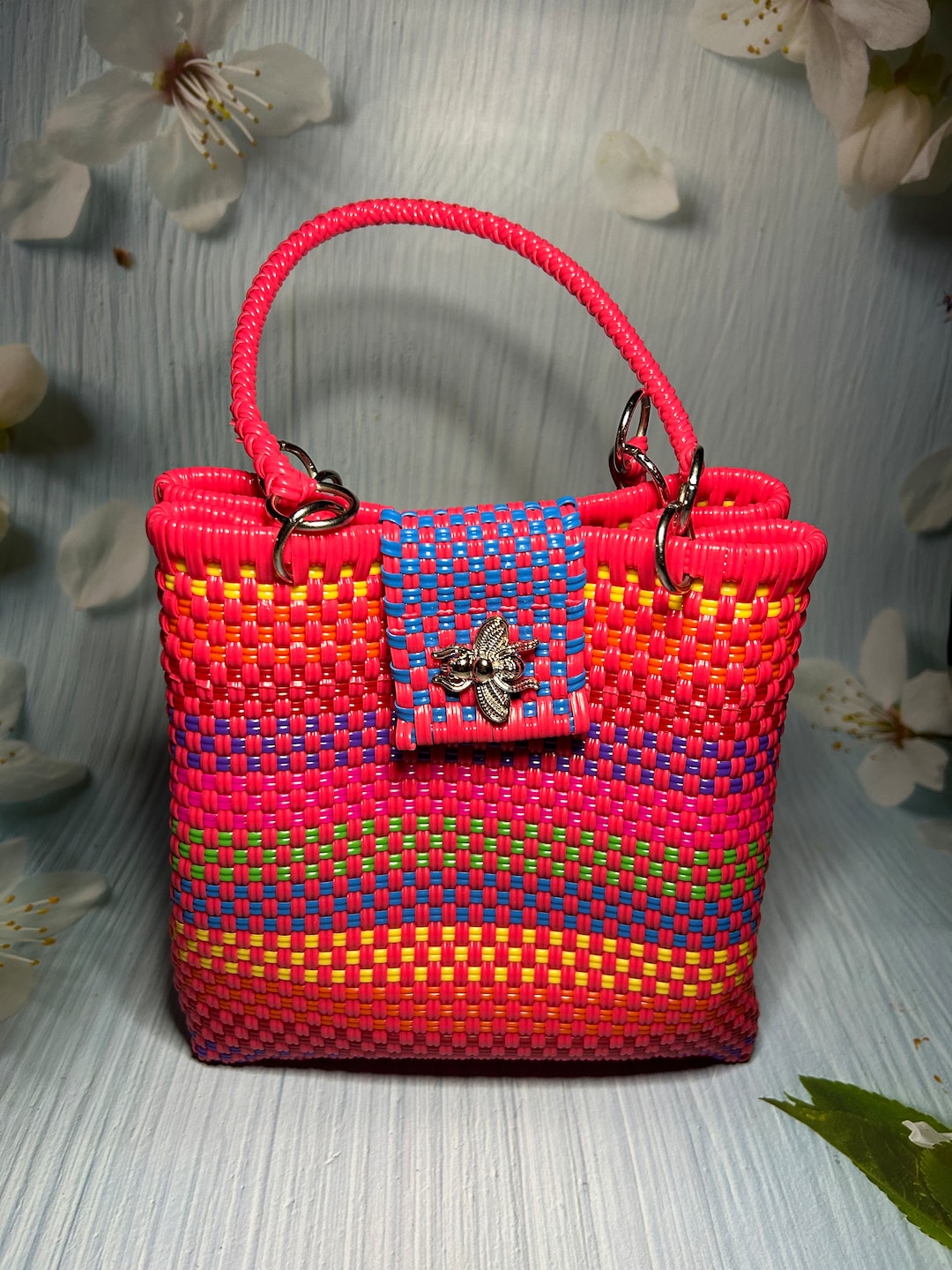 Bolsos Hechos Con Malla De Plastico Kits De Fabricación De Bolsos