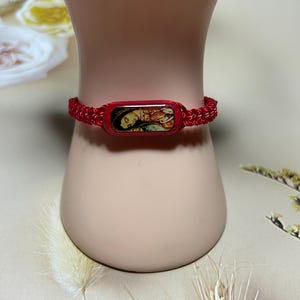 Pulsera De San Benito y Virgen de Guadalupe, Pulsera Religiosa, Hecha a Mano, Joyería Artesanal, Pulsera de Protección, Joyería Católica