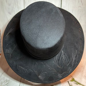 Pyrography Suede Mexican Hats, Handmade Hats, Gift for Her, Artisan Hats, Mexican Hats, Summer Hats, Cowboy Hats