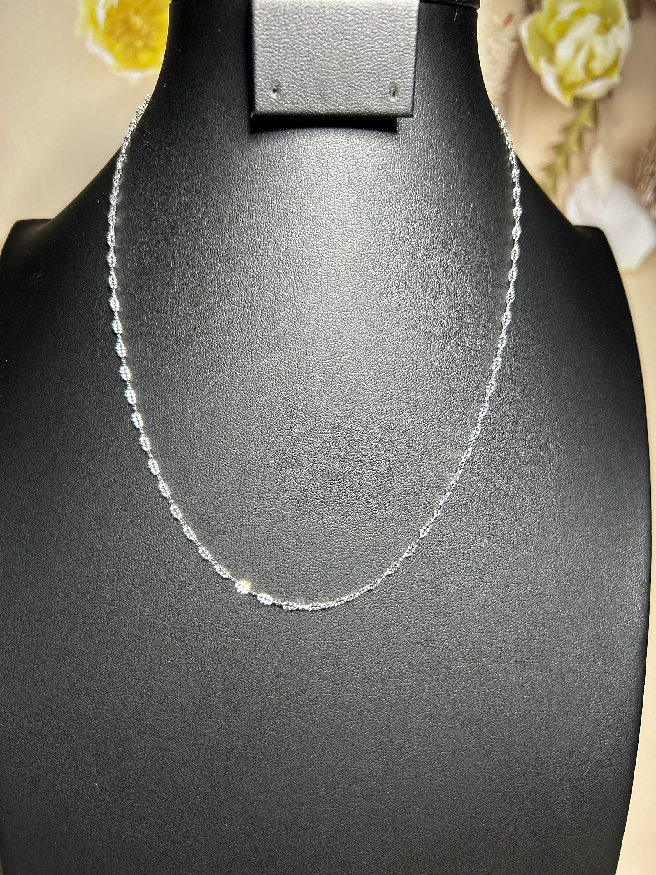 Silver Chain, 925 Sterling Silver, Jewelry From Mexico